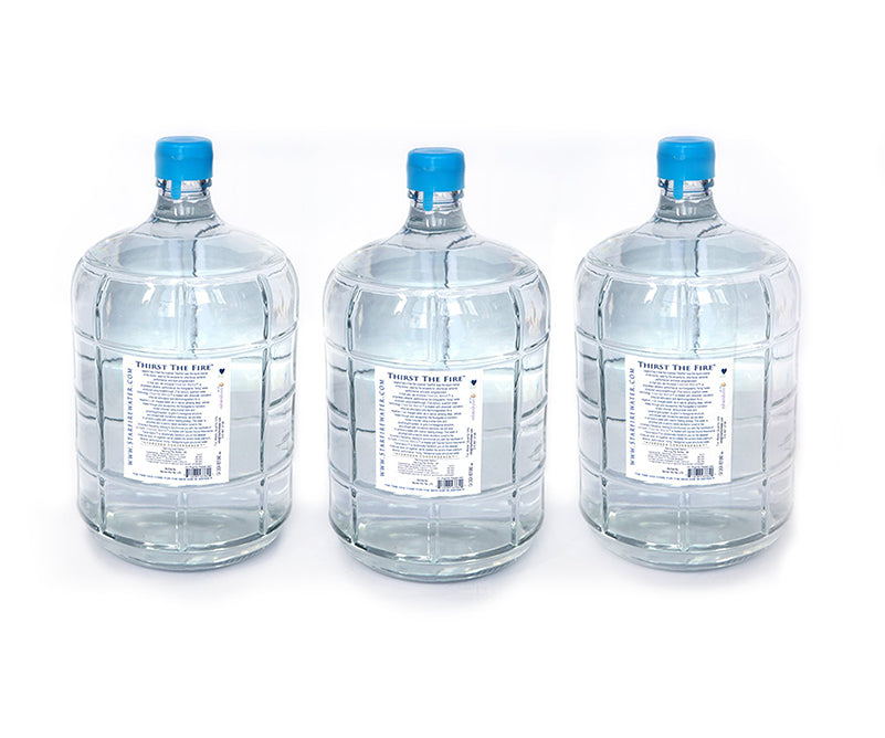 Starfire Water • alkaline water pH 8.5+ with Etherium Gold • 3-gallon Glass Jugs (subscription)